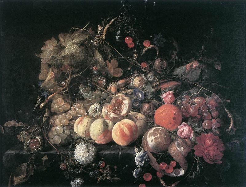 Still-Life with Flowers and Fruit sg, HEEM, Cornelis de